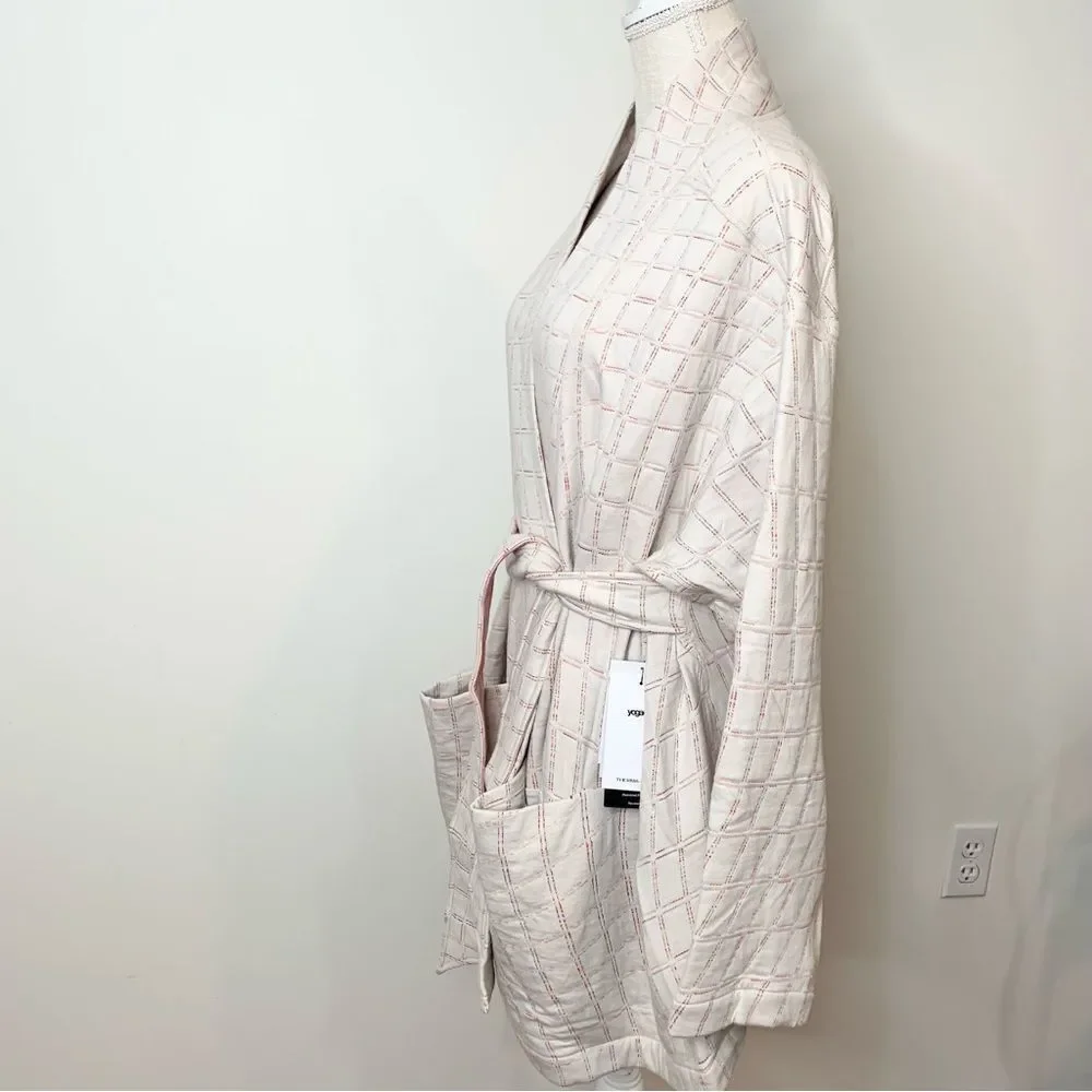 NWT Nike Yoga Therma-FIT Luxe Women's Jacquard Reversible Wrap Sweathshirt 1X